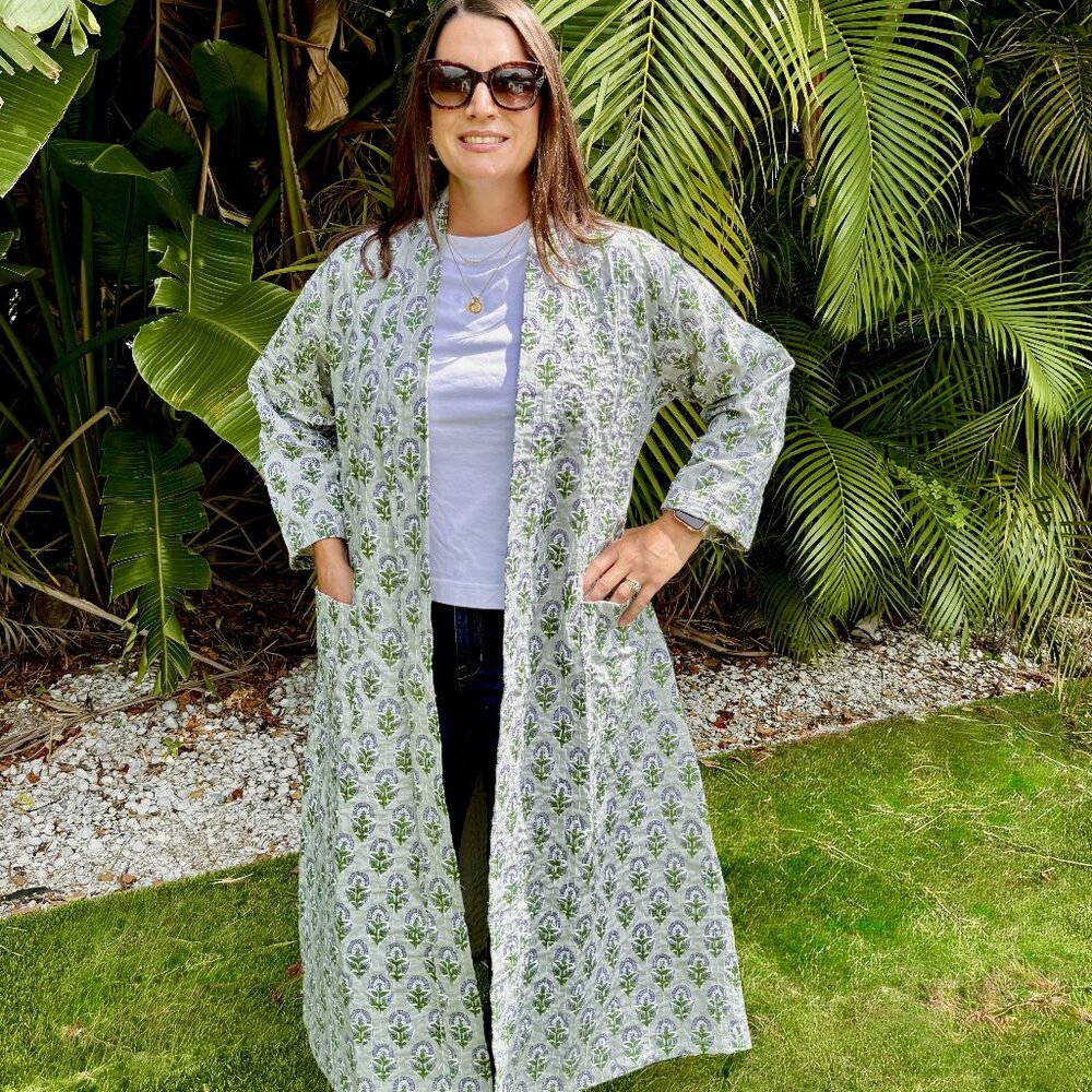 NWOT Eleanor James Satellite Duster